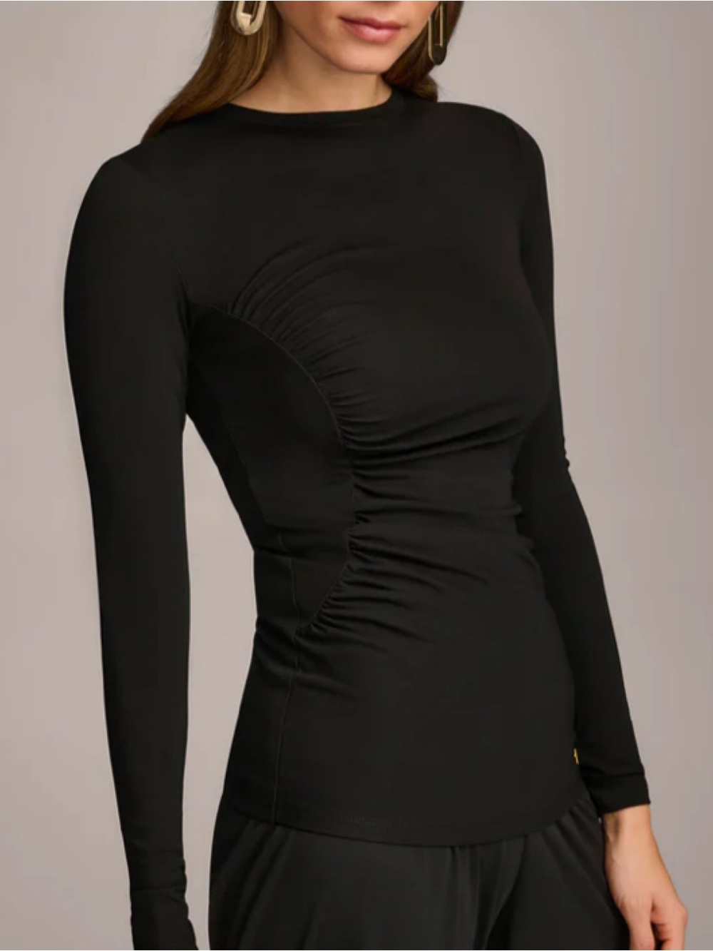 Donna Karan Ruched Detail Top
Size Medium